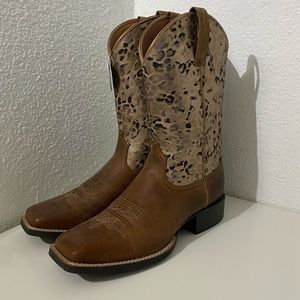 Ariat square toe boots